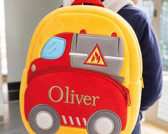 Personalized Toddler Backpack,Preschool Backpack Gift,Back to School Kids Plush Bag,Kindergarten Rucksack,Toddler Patch Backpack