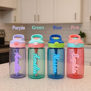 Gourdes pour enfants personnalisées, Gourdes pour enfants, Cadeaux pour la classe, Gourde personnalisée pour enfants, Cadeau pour la rentrée des classes, Camp d'été