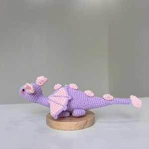 Fairy Dragon Amigurumi Plush | Handmade Crochet Dragon Stuffed Animal | Fantasy Gift Toy