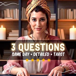 3 Question Tarot Reading, Same Hour, Tarot Cards Reading, Pyschic Reading, Past, Future Tarot