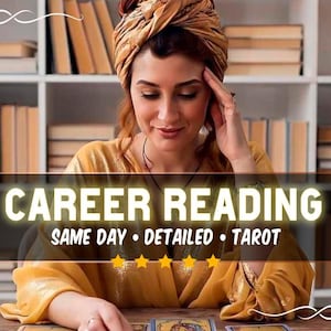 INTUTIEVE TAROTLEZING voor loopbaan- en levensdoel - 3 kaarten + advies, werk, zaken, begeleiding, gekanaliseerde energie
