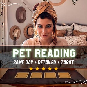 Leitura psíquica de animais de estimação, leitura de animais vivos, leitura de animais falecidos, leitura de tarô no mesmo dia, comunicador animal, leitura de tarô para animais de estimação