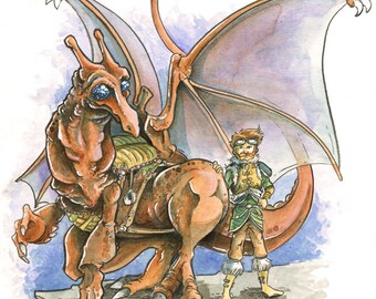 Dragon Rider Print
