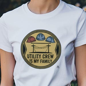 Familieshirt Lineman | Nutspersoneel is mijn familie | Cadeau voor familie lijnwachter