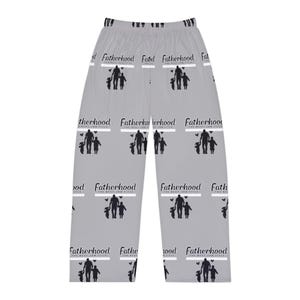 Fatherhood Pajama Pants, Soft Lounge Wear for Dads, A Gift for Father&#39;s Day, Comfortable Sleepwear, Family Bonding
