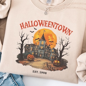 Halloweentown Est 1998 Sweatshirt, Halloweentown University, Retro Halloweentown Hoodie, Fall Sweatshirt, Halloween Sweatshirt