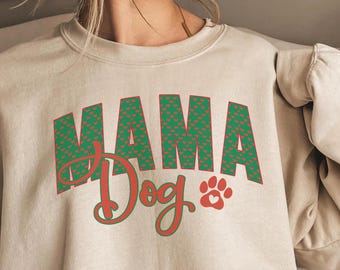 Hunde Mama Sweatshirt, Hunde Liebhaber Pullover, Geschenk für Hundeliebhaber, neues Hunde Mama Geschenk, Geschenk für Muttertag, Pelz Mama, süßes Hunde Mama Outfit, Valentinstag Geschenk