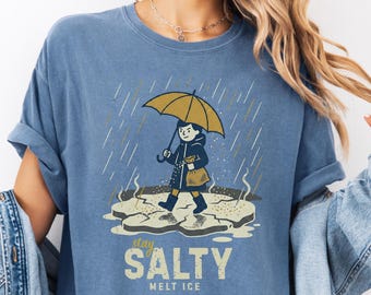 Kein Eis Shirt, Bleiben Sie salzig schmelzen ICE, Pro Einwanderung, Abschaffen ICE TShirt, Anti ICE Polit Shirt, Shirt für soziale Gerechtigkeit, fuck Eis, feministisch, cc tee