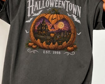 Comfort Colors® Halloweentown Est 1998 Shirt, Halloween Shirt, Retro Halloweentown Shirt, Cute Fall Shirt, Halloween Graphic Tee,