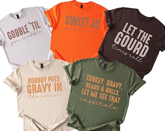 Family Thanksgiving Shirts, Thanksgiving Shirt, Funny Thanksgiving Party, Matching Thanksgiving T-Shirts, Friendsgiving Group Shirts, Kids