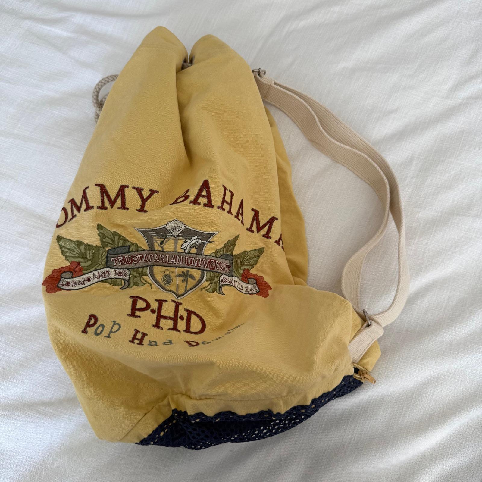 Tommy Bahama Yellow PHD Pop Had Dough Drawstring Backpack  display picture 3