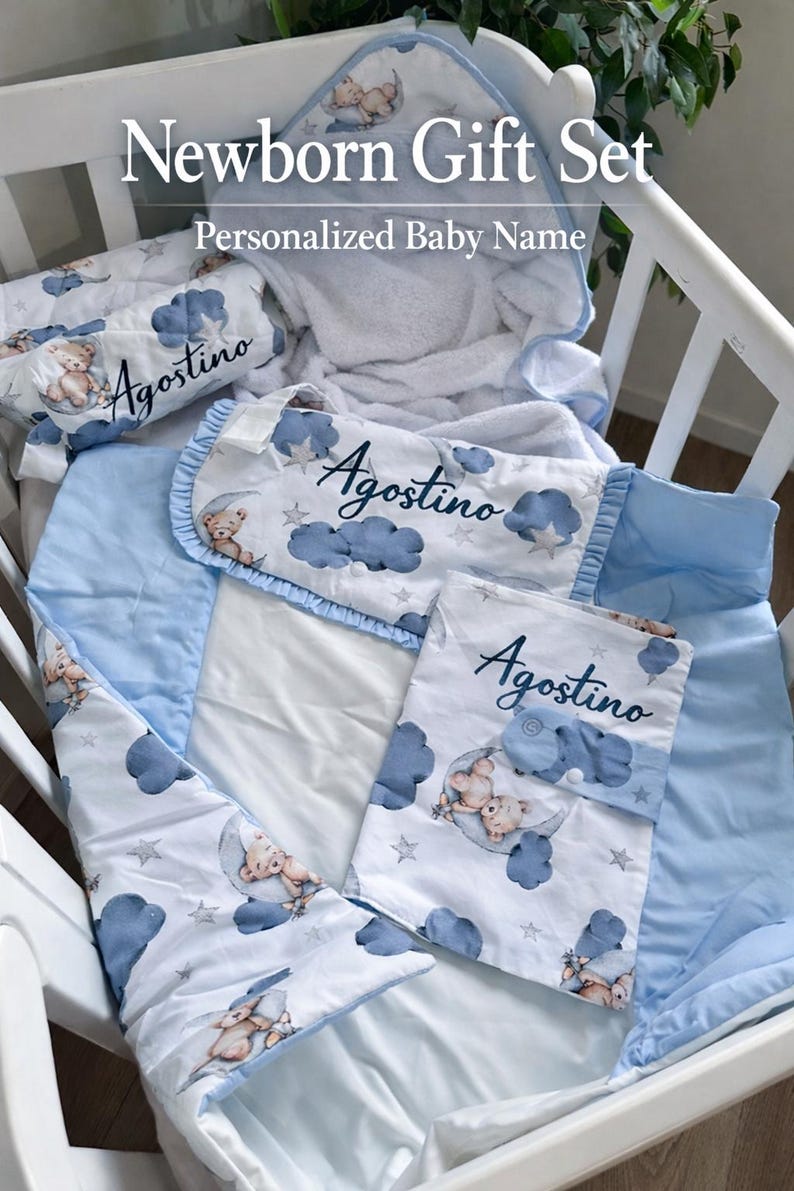 Personalized Newborn Gift, Baby Shower Gift With Name, Custom Baby Gift ...