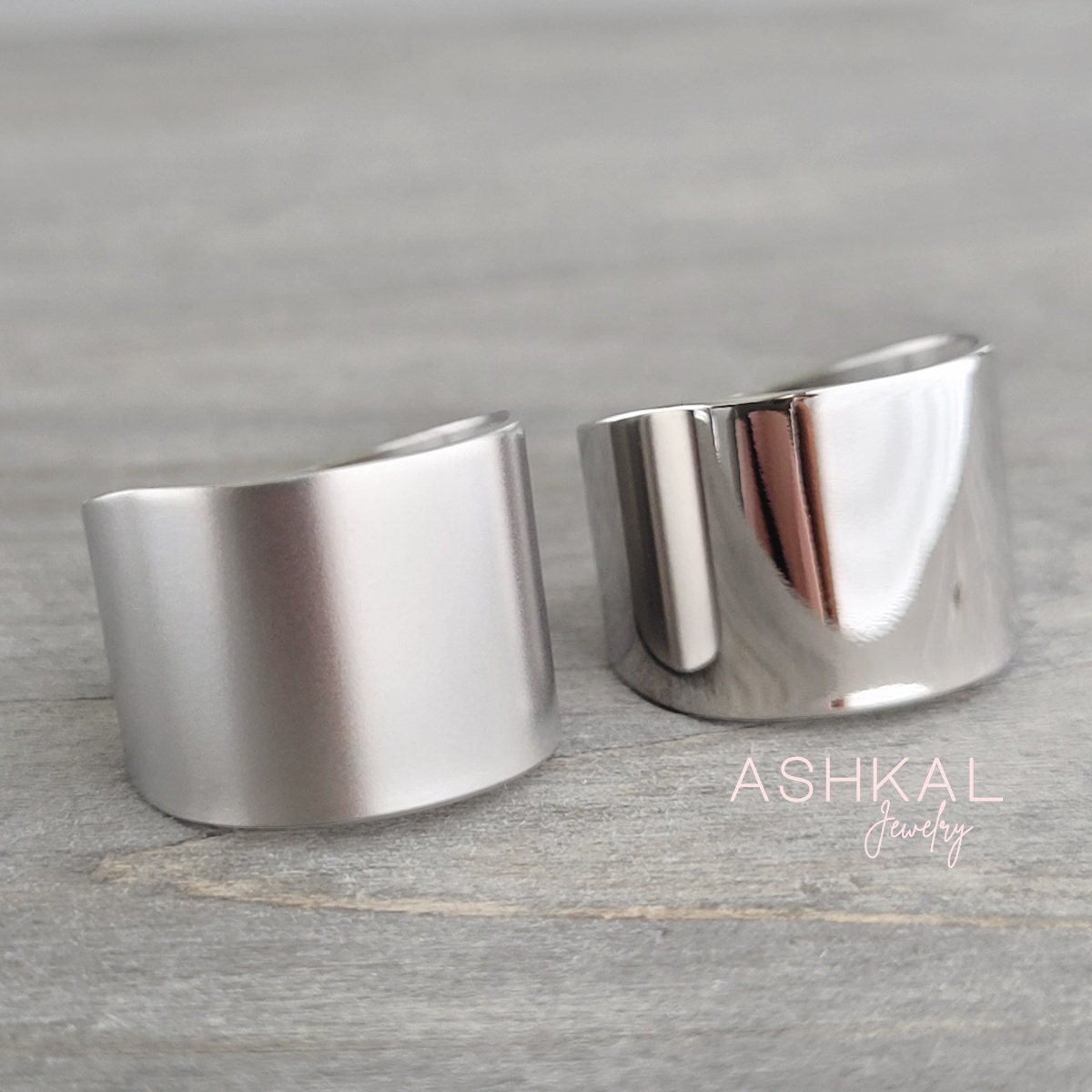 Stainless Steel Cuff Ring Sample - 316L Stainless Steel Jewelry Factory In China | TengYu - Foto 9