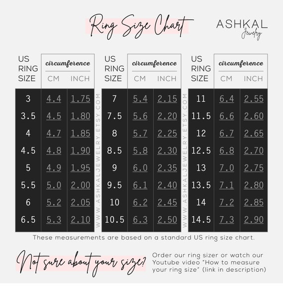 Rings Size Guide