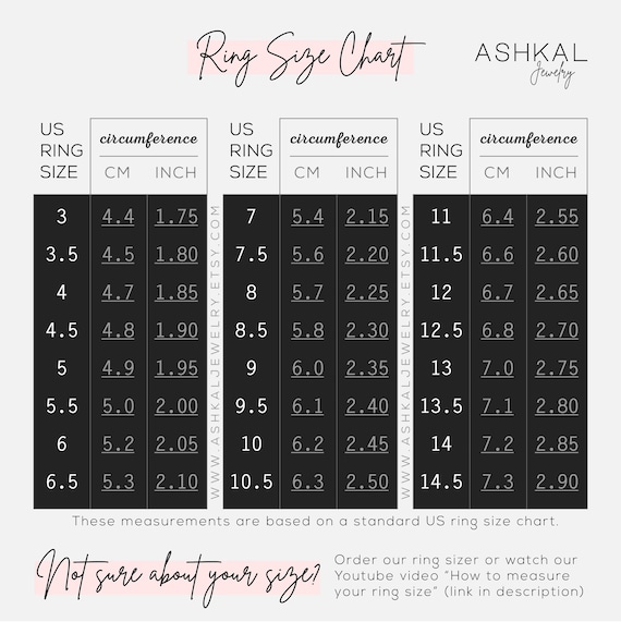 Rings Size Guide