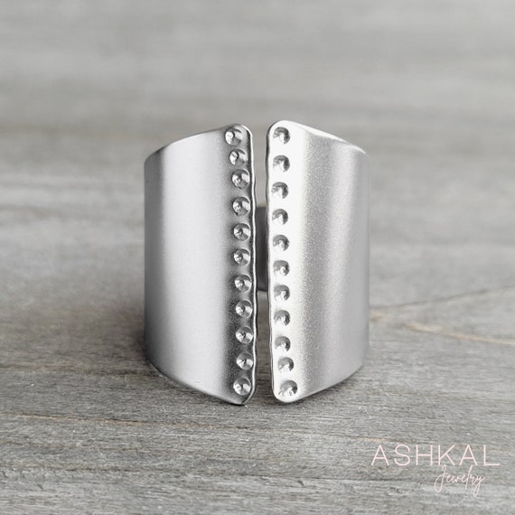 アクセサリー ALMOST RING THICK 101612 POLISHED SILVER White Cubic Zirconia Rhodium Over Sterling Silver Asscher