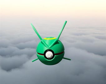 Rayquaza und den STRAHLENDEN Rayquaza Pokeball