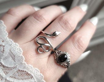 Snake Ring - Sterling Silver Ring