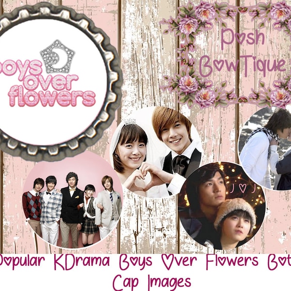 K-Drama Boys Over Flowers 1" Circle Images. Korean Drama. Lee Min Ho. Kim Hyun Joong.