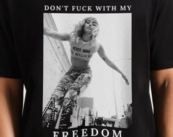 Vintage Miley Cyrus T-Shirt: 90s Hip Hop Streetwear