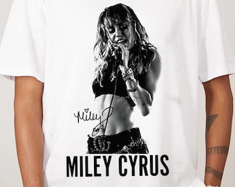 ヴィンテージ マイリー・サイラス Tシャツ：90年代ヒップホップ ストリートウェア