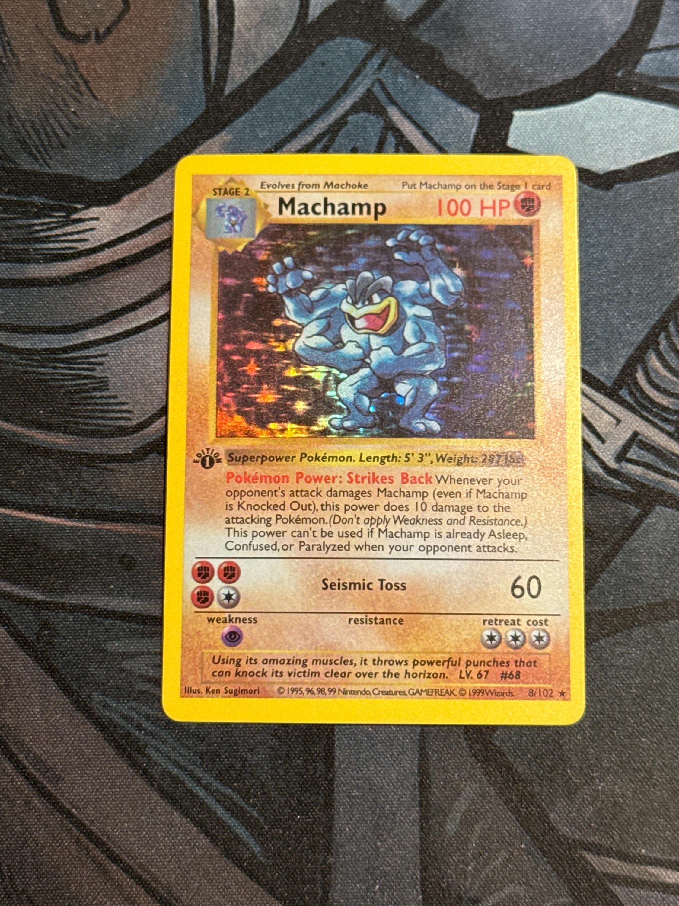 1995 alakazam pokemon card # 1/102 RARE HOLO 1995,96,98 NINTENDO 1999 WIZARDS Evolves from Kadabra Type Pokemon Cards 1995 Alakazam And
