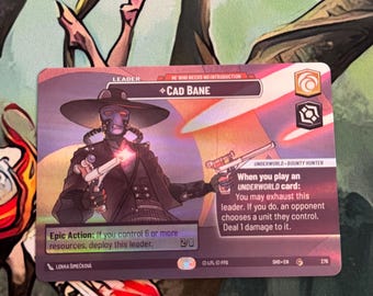 Star Wars: Cad Bane - He Who Needs No Introduction Foil Showcase