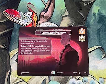 Star Wars: Chancellor Palpatine//Darth Sidious -Playing Both Sides- Foil Showcase