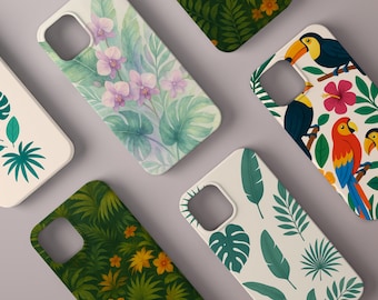 Tropical Vibes Collection – Lush Botanical & Exotic Floral Art Phone Cases