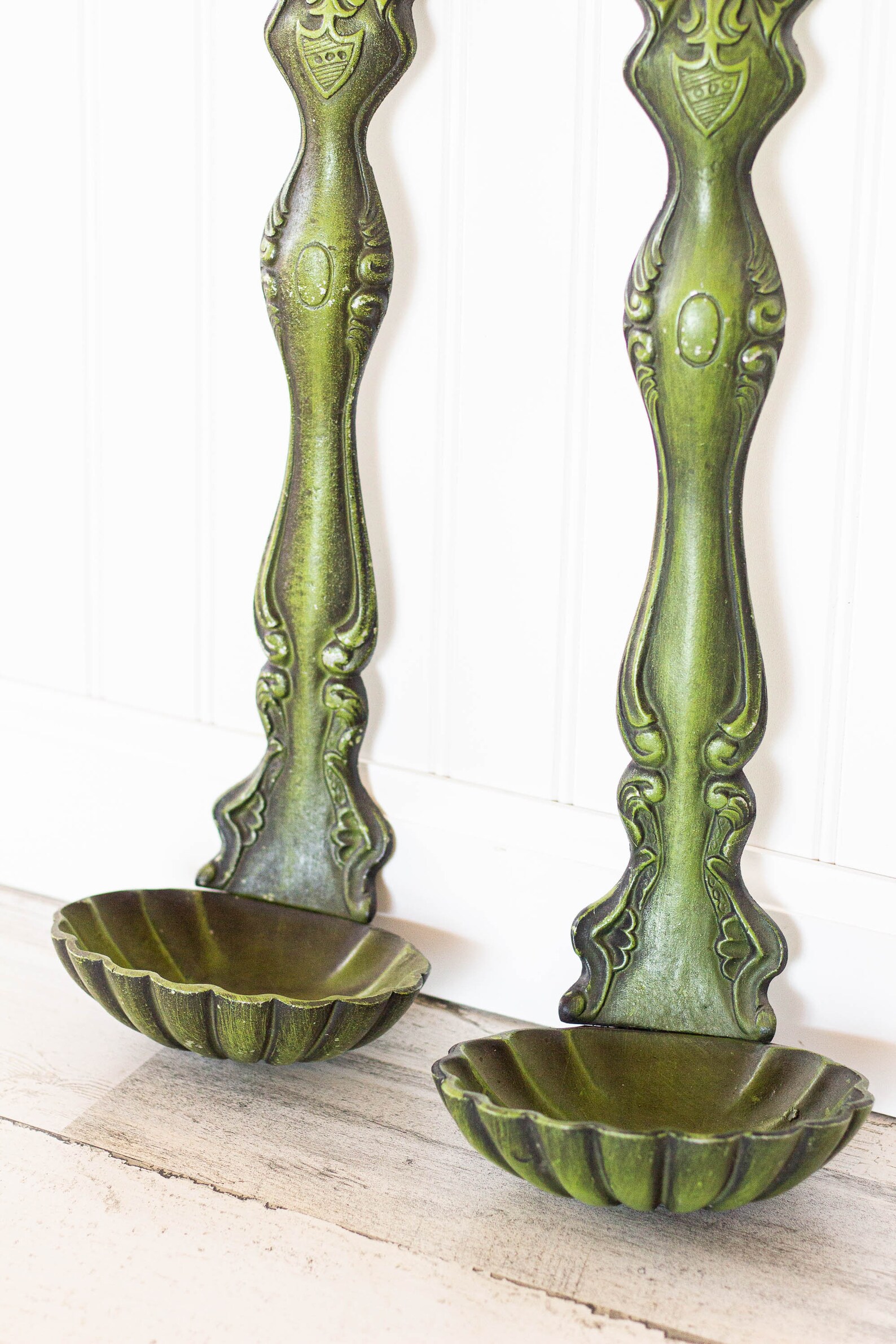 Vintage Homco Ladle Planters Vintage Wall Decor Vintage Etsy