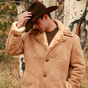 Mens Sheepskin Coat-Classic