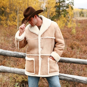 Mens Sheepskin Coat-Colorado
