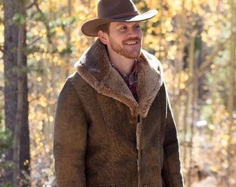 Mens Sheepskin Coat-Cattleman