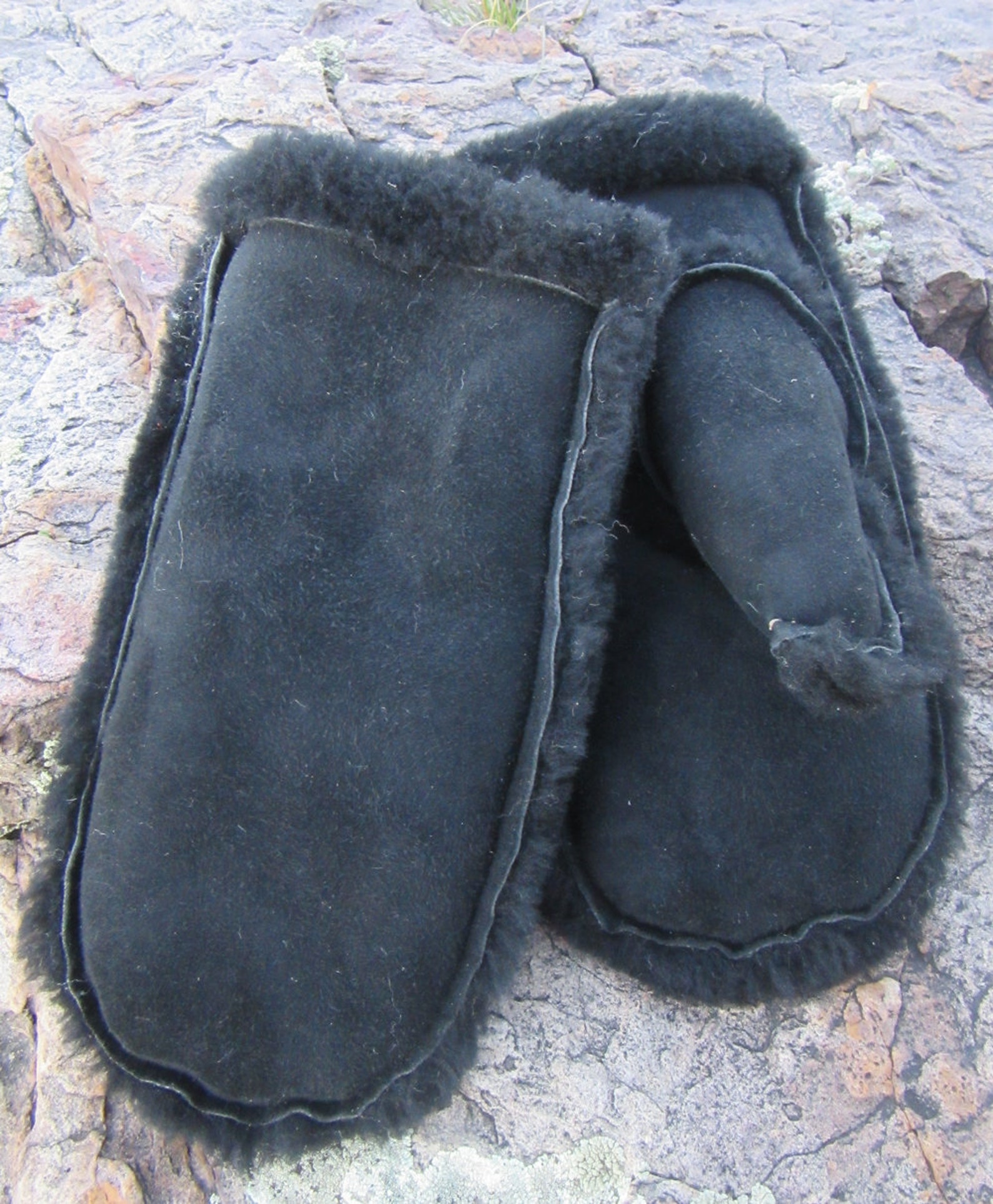 Mens Sheepskin Mittens Etsy