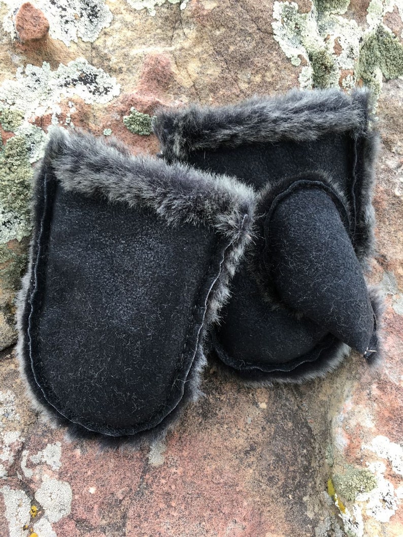 Kids Sheepskin Mittenschild Etsy