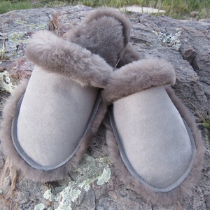 Sheepskin Slippers-Scuff