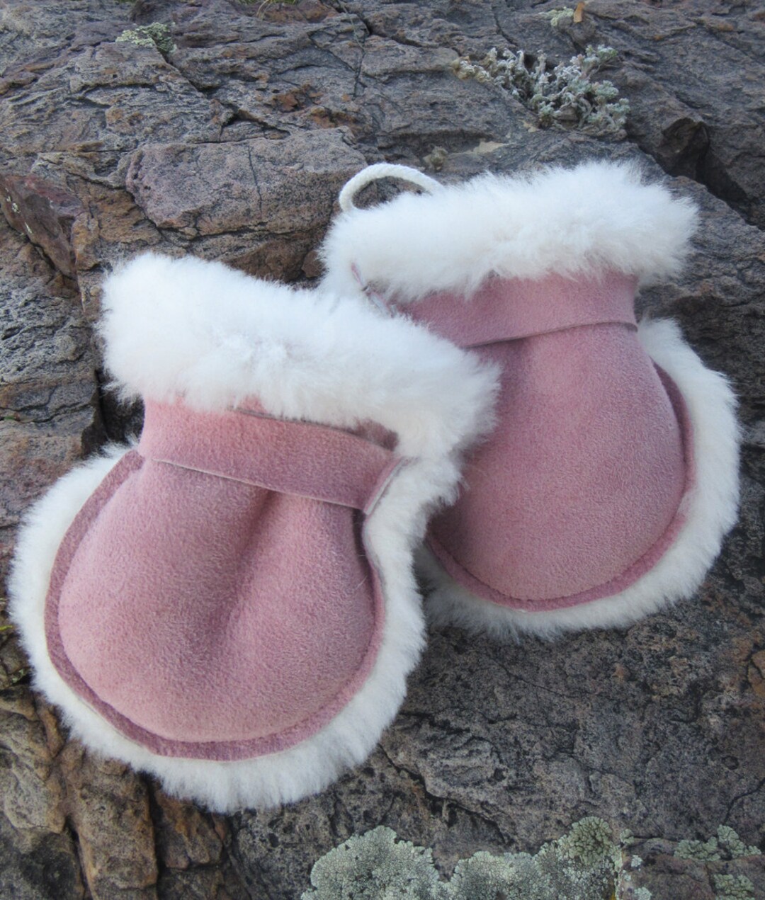 Kids Sheepskin Mittensbaby Etsy