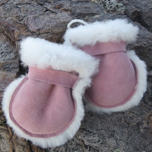 Kids Sheepskin Mittens-Baby