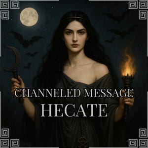 Un mensaje canalizado de Hécate: Carta de la diosa griega de la noche y la magia, guía y sabiduría personalizadas. Lectura de tarot de Hécate.