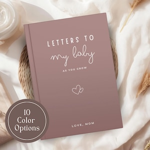 Mom to Be Pregnancy Journal First Time Mom Gift for Expecting Mother Journal Baby Shower Gift Letters to My Baby Keepsake Gift Personalized