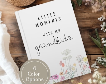 Benutzerdefinierte Oma Memory Journal Geschenk Großeltern Buch Andenken Geschenk für Gigi Grandkids Andenken Oma Baby Shower Geschenk für Mimi