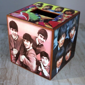 Beatles Portraits Tissue Box