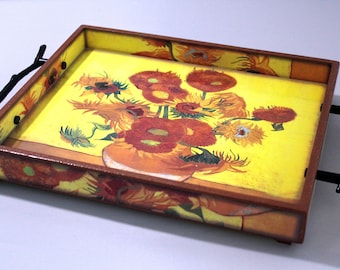 Van Gogh Sunflowers Decorative Tray