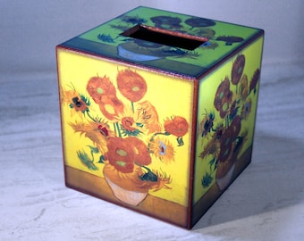 Van Gogh Sunflowers Tissue Box