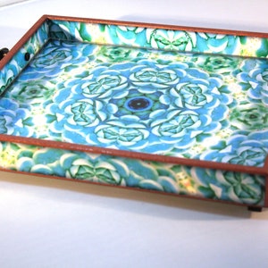 Flower Kaleidoscope Decorative Tray