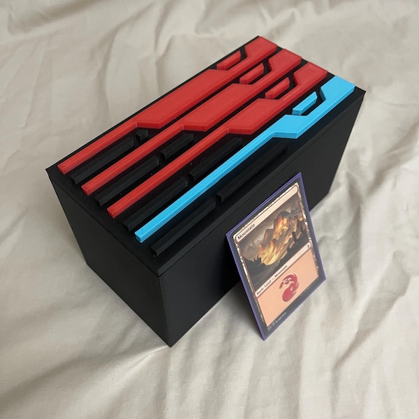 Final Fantasy XIV Tomestone of Poetics Deckbox | Fits 2 100 card decks double sleeved