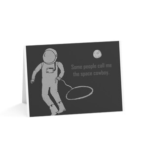 Cartes de correspondance Space Cowboy, parfaites pour toutes les occasions, carte unique