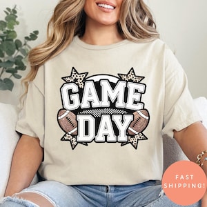 Unisex Spieltag Shirt, Fußball-Shirt, Frauen-Fußball, Fußball-Fußball, Fußball-Mama, süßes Fußball-Shirt, Sport Mutter T-Shirts, Fußball Geschenke