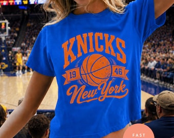 Vintage 90's New York Knicks Nutmeg T-shirt Men's Medium - Etsy