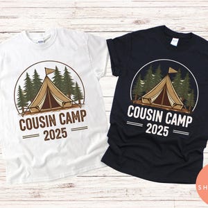 Cousin Camp 2025 Shirt,Cousin Crew 2025,Cousin Camp Shirts,Matching Cousin Shirts,Summer Cousin Shirts,Family Reunion,Camp Tees for Family